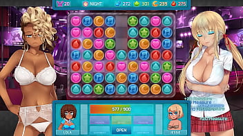 Preview 4 of Seal Packed Girls - HuniePop 2 - Double Date - Part 13 Soo Horny Ladies In Lingerie By LoveSkySan