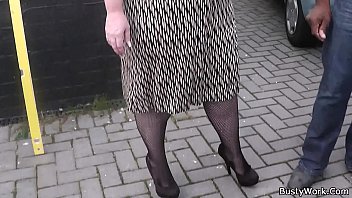 Preview 1 of The Incredebles - Busty bbw in fishnets riding big black meat