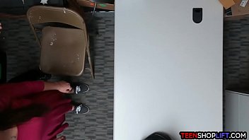 Preview 2 of Bf Viodea Xxx - Lingerie stealing stripper caught and fucked by security