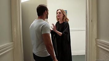 Preview 1 of Mexidi Fatima - Brock Avery in bisexual threesome at art gallery