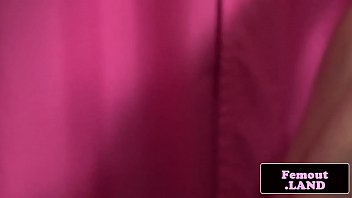 Preview 4 of Pakistani Babe Talking On Phone - Ebony shemale masturbating in first time solo