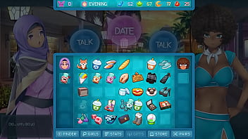 Preview 1 of Hd Porrncom - HuniePop 2 - Double Date - Part 4 Sexy Arabian Beauty By LoveSkySan