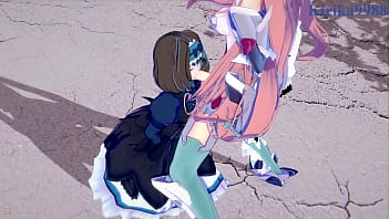 Preview 1 of Bhai Ans - Garie T&ucirc_m&acirc_n and Maria Cadenzavna Eve and Micha Jawk&acirc_n intense futanari sex. - Symphogear Hentai