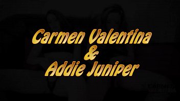 Preview 1 of World Sexvi - Carmen Valentina is Eating Pussy on the Couch