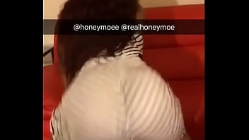 Preview 1 of Mi Esposa En Glori Hole - Honeymoe white dress twerk part 1