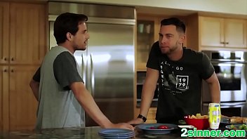 Preview 1 of Kavy Madvn - Rough deepthroat and pussy pounding inside the kitchen