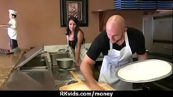 Preview 4 of Two Girls Group Sexed - Sexy exhibitionist GFs are paid cash for some public fucking 3