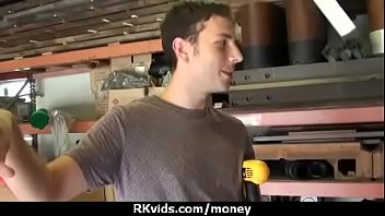 Preview 3 of Little Caprice Strapon - Sexy exhibitionist GFs are paid cash for some public fucking 7
