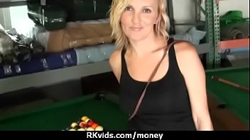 Preview 1 of Little Caprice Strapon - Sexy exhibitionist GFs are paid cash for some public fucking 7