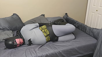 Preview 2 of Cartoon Ban 10 Xxx - Batman hogtied