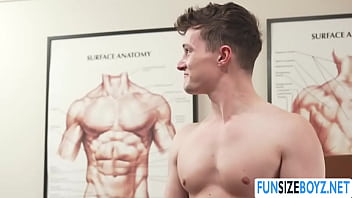 Preview 1 of Niple Slip Wet Boob - Gay Grant Ducati enjoy anal ultrasound with Doctor