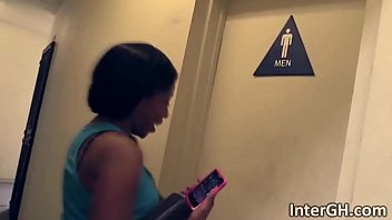 Preview 1 of Pnggerehu Secondary - ebony Brie Simone gives head to cock in glory hole