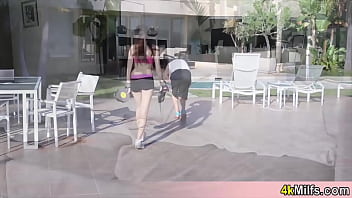 Preview 2 of Miss And - Sporty wife wants me to film our quickie fuck today and I was okay with it