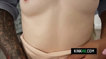 Preview 2 of Saxyviedo Hd - Skinny teen ballerina Myra Moans fucks with the director just to get the role in a play