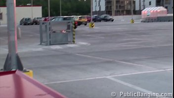 Preview 3 of Desi Pakistani Desi - Extreme public sex in the middle of a street young blonde teen girl and 2 guys