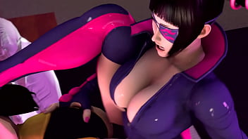 Preview 3 of Sex Video Klylie - Juri x Chun Li-All In One-blackjrxiii