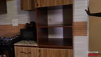 Preview 1 of Paja Solitaria En Cine X - my cock is standing for my madam