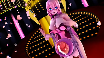 Preview 1 of Maid Lesbian Servant - Luka futanari milking machine Mmd