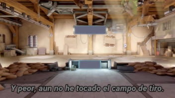 Preview 1 of Mercy Dva - NEON va a PROBAR t&uacute_ RESISTENCIA | El PROTOCOLO VALORANT JOI [Edging] [Multiple cum points] [Multiple endings] [series] [Femdom] [ESP]