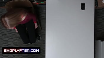 Preview 1 of Destiny The Cuban Chubby - stepMommy and her stepdaughter caught stealing and fucked by LP officer on duty
