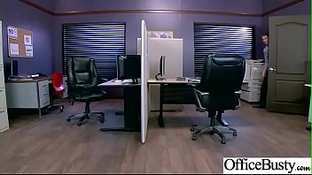 Preview 1 of Mary Jane Manzo - Hot Nasty Cute Girl (Lauren Phillips) With Big Juggs Like Sex In Office vid-17