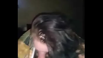 Preview 1 of Bound Nanny - Tinder girl sucking dick on first date.