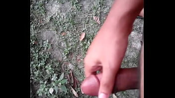 Preview 4 of Cam Show Sperm - Outdoor Indian Cock jerk and flash
