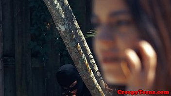 Preview 2 of Hemaphrodite Fucks Girk - Petite teen doggystyled by crazy