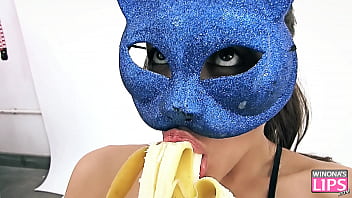 Preview 4 of Clubtub Com - Amazing Body Teen Inserting Banana In Pussy. Big Ass Natural Tits