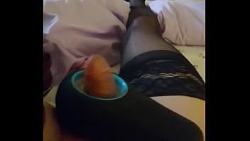 Preview 2 of Fuckapp - taking an 18 double dildo in my ass