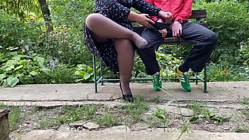 Preview 2 of Doogi Sax - I cum heavily on my mother-in-law&#039_s sexy high-heeled shoes