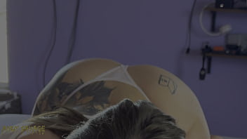 Preview 2 of Big Ass Teena - AmandaJiujitsu  sucks her teammates cock after practice