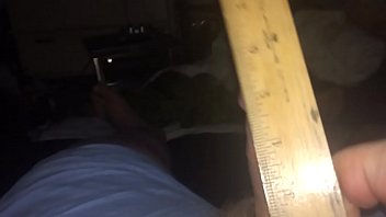 Preview 2 of Mom Techer - I measure &amp_ jerk my 6 inch cock.