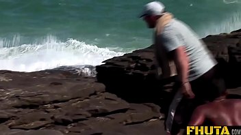 Preview 1 of Butt Pies - Fhuta - Torrid dp by a magnificent sea shore