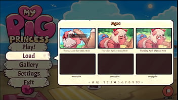 Preview 1 of Arban Girl Fucking - My Pig Princess [ Hentai Game PornPlay ] Ep.13 caught kissing the princess after she swallow all my cumshot