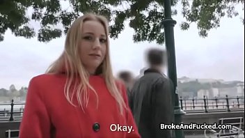 Preview 2 of Cuties Laying On Stomach - Fucking blonde amateur for cash