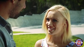 Preview 1 of Jhycaopjx - Blonde and busty teen Bailey comforts her bf with hard sex