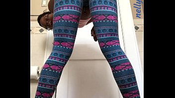 Preview 1 of Mature Aunty Japanese - girl twerking stripping fat pussy in panties up close nellycantsay