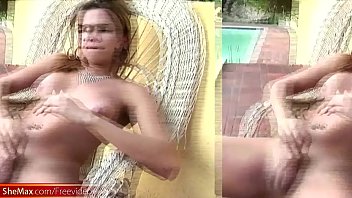 Preview 4 of Malaysian Secretary - Brazillian chick with dick hardcore masturbates till cumshot
