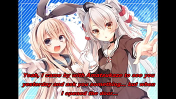 Preview 1 of Free Sxe - Amatsukaze Shimakaze Anime Dual JOI