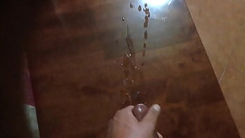 Preview 2 of Blond Pussy Eating - Huge massive cumshot load coming out from my big dick