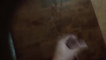 Preview 3 of Blond Pussy Eating - Huge massive cumshot load coming out from my big dick
