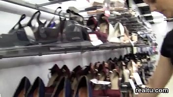 Preview 2 of Aes Sis - Adorable czech teen is teased in the shopping centre and poked in pov
