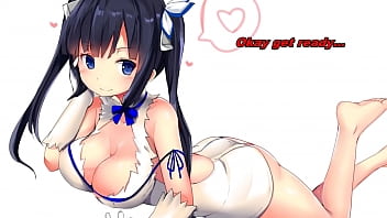 Preview 2 of Aletta Jeans - Hestia Anime Edging JOI