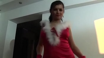 Preview 1 of Mom And Sun Towilat Fucking - Miss Claus Enjoys A Xmas Wanking