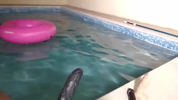 Preview 4 of Next Xxx Vedio 2018 - Maxine Loves Swimming &amp_ Masturbating By The Pool Late At Night!