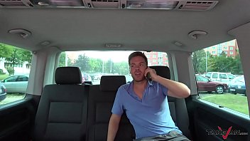 Preview 1 of Stranger Fucling Desi Bhabhi - Busty UK sexy bitch caught by police when fucking stranger in driving van