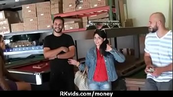 Preview 3 of Fuck Horse Men - Slutty amateur babe is paid cash from some crazy public sex 18