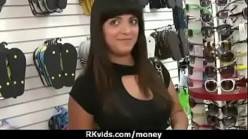 Preview 3 of Ava Addmos - Slutty amateur babe is paid cash from some crazy public sex 4