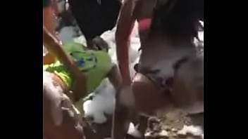 Preview 1 of Free Xvideo Porngay - girls dancing foam beach party
